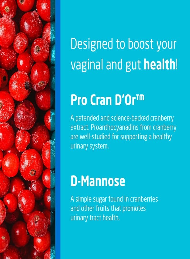 NutraBlast Vaginal Probiotics for Women Digestive, Intimate Balance, UT & Vaginal Health - 50 Billion CFU - 6 Strains, Prebiotics, Cranberry Extract & D Mannose - Womens Probiotic (30 Count) - Image 2